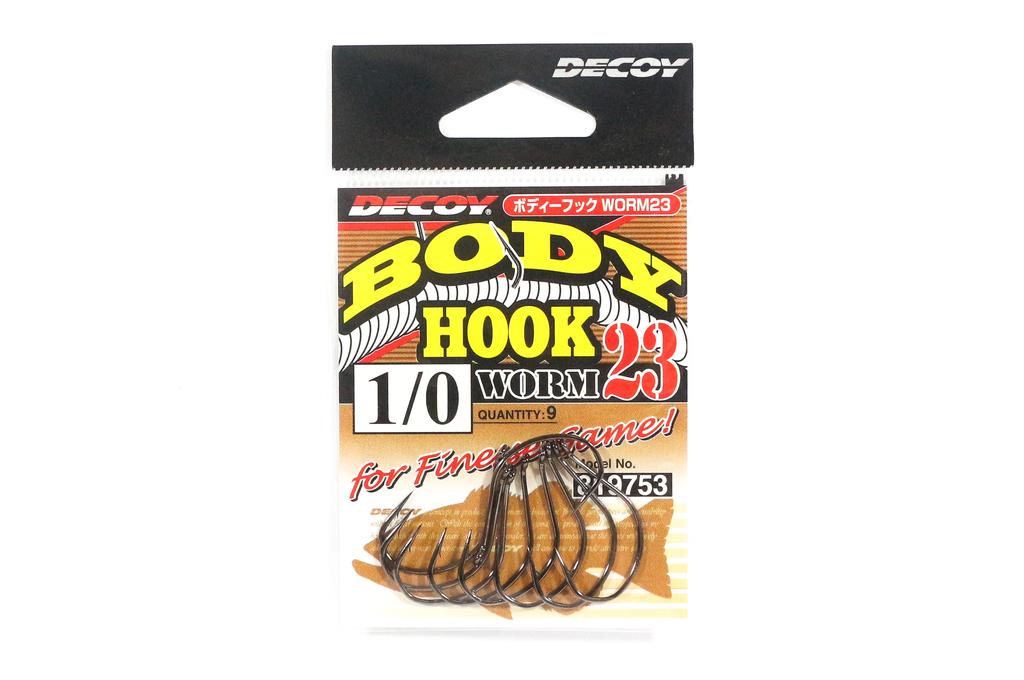 Decoy Worm 23 Body Hook for Wacky Rig Size 1/0 (9753)