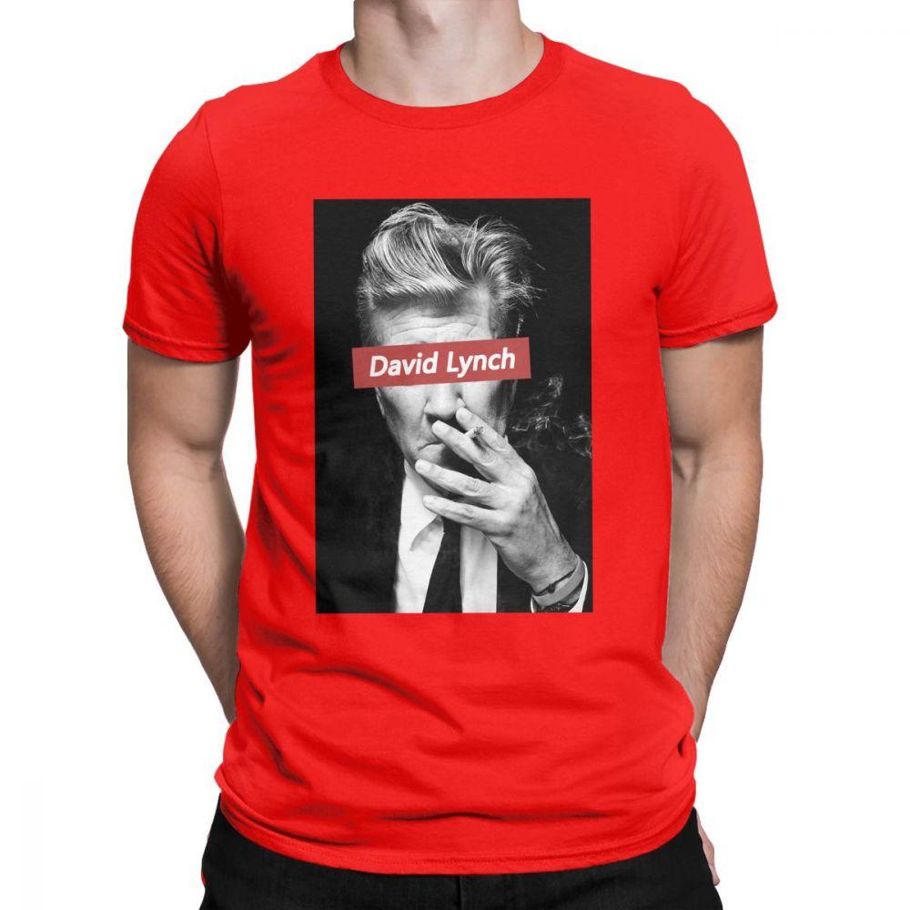 David Lynch Tshirt 80s Mens T Shirts Newest Twin Peaks Cotton Short Sleeve Tee Shirt Movie Tops Plus Size Birthday Gift TShirt