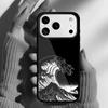 Cartoon Cute Stylish Waves Phone Case for iPhone 17 16 15 14 13 Pro Max Back Cover for 12 11 Pro Coque