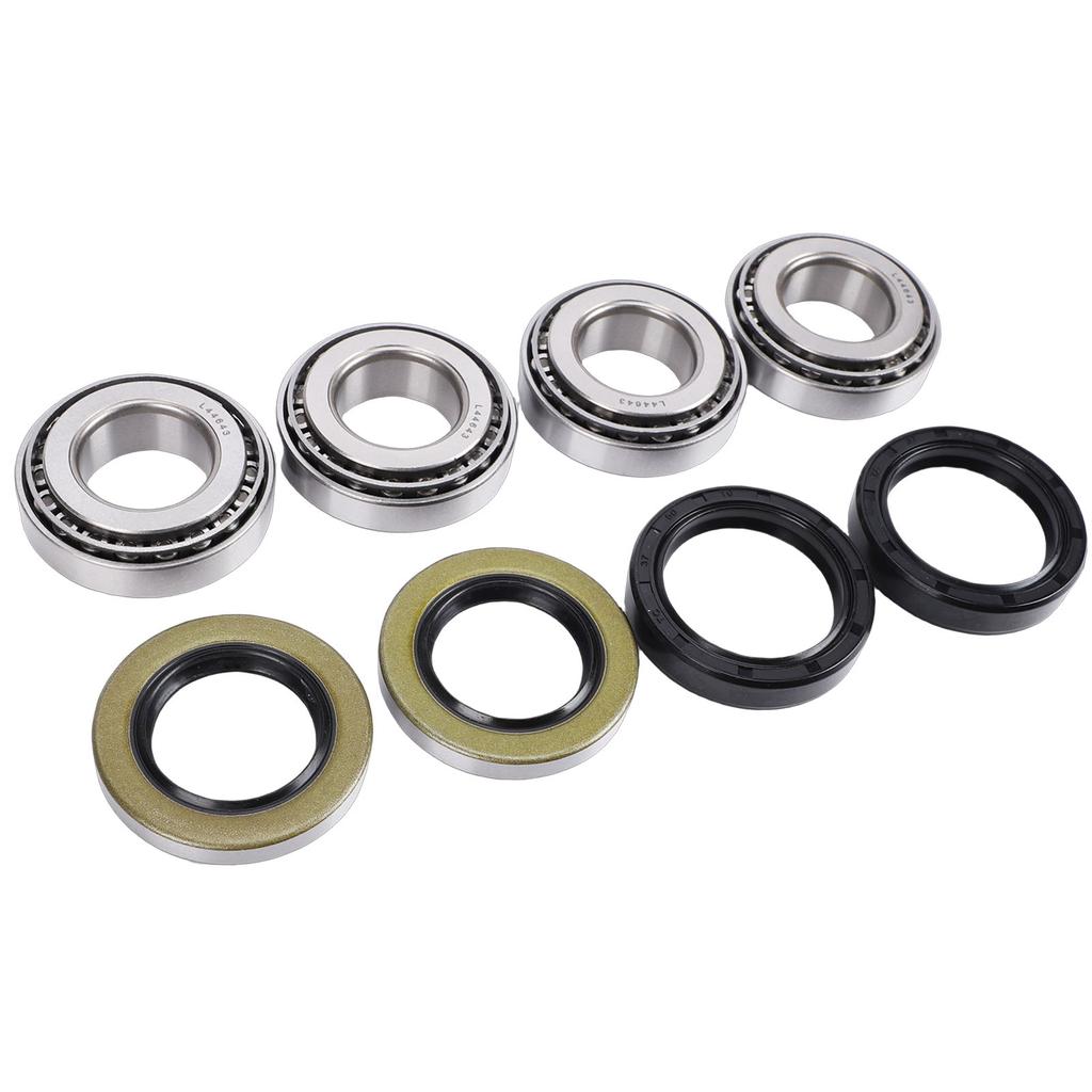 2er Set Anhänger Radnabe Lager Kit L44643 für 1 Zoll 2000 2200lbs Achse mit Fettdichtungen Splint Dichtung