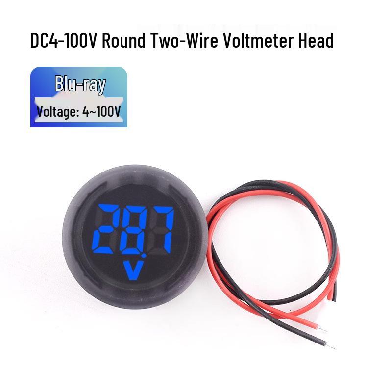 Digital Voltmeter Head: 0.28/0.36/0.56 Inch, 30V-120V, Two/Three-wire Options, With/Without Shell