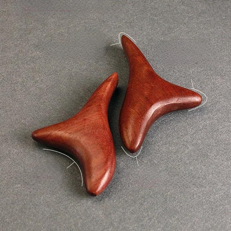 Instrumente de Masaj Puncte Trigger din Lemn Gua Sha, Instrumente Profesionale pentru Drenaj Limfatic, Instrumente de Masaj Terapie cu Lemn pentru Spate Picior Mână Față