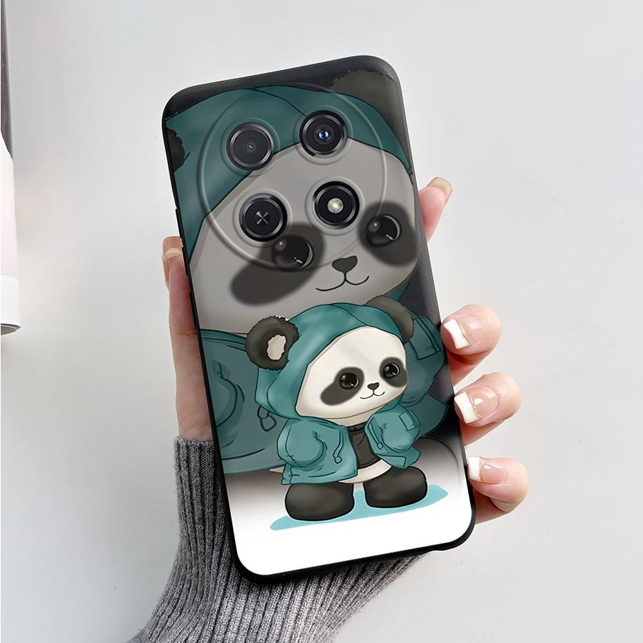 For Huawei nova 12i Case Huawei nova 12i Phone Case Huawei nova 12I CTR-L81 6.7'' Cute Panda Shockproof Bumper Cover Soft Fundas