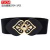 Trendy Womens Black Stretch Waist Belt Offering A Slender Look With Versatile Wear Options