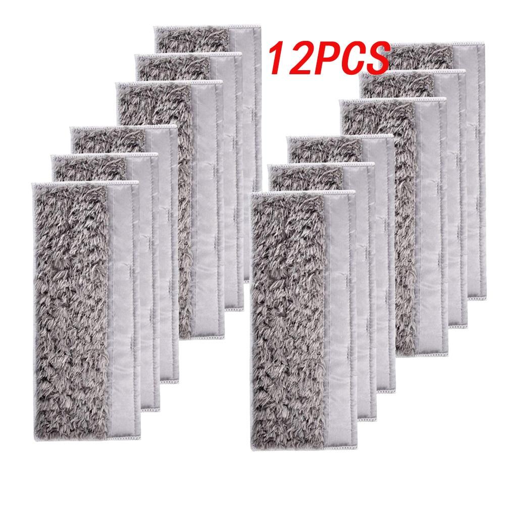 Pachet de 6 tampoane de mop umede lavabile de schimb compatibile pentru IRobot Braava Jet M6