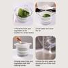 Large Capacity Vegetable Salad Spinner 2 in 1 Greens Washer Dryer Fruits Drain Basket  Leafy Greens