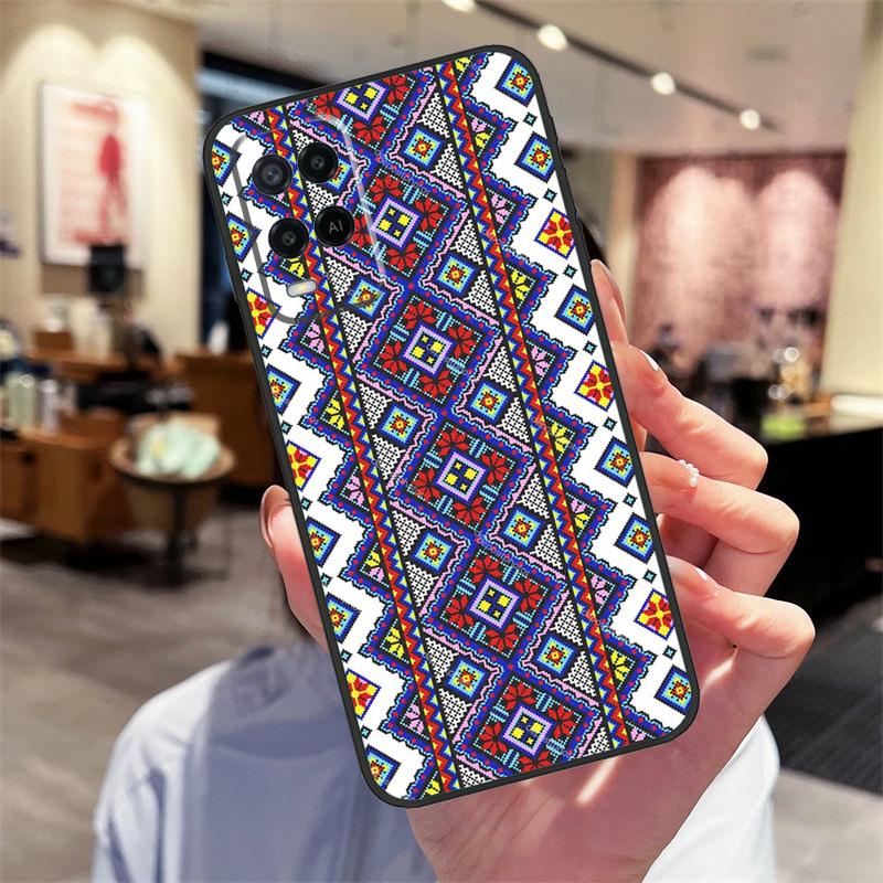 Custodia Ricamo Ucraino Ucraina Per OPPO A53 A53S A31 A54 A74 A94 A52 A72 A83 A91 A93 A1K A15 A16 A5 A9 Cover Morbida