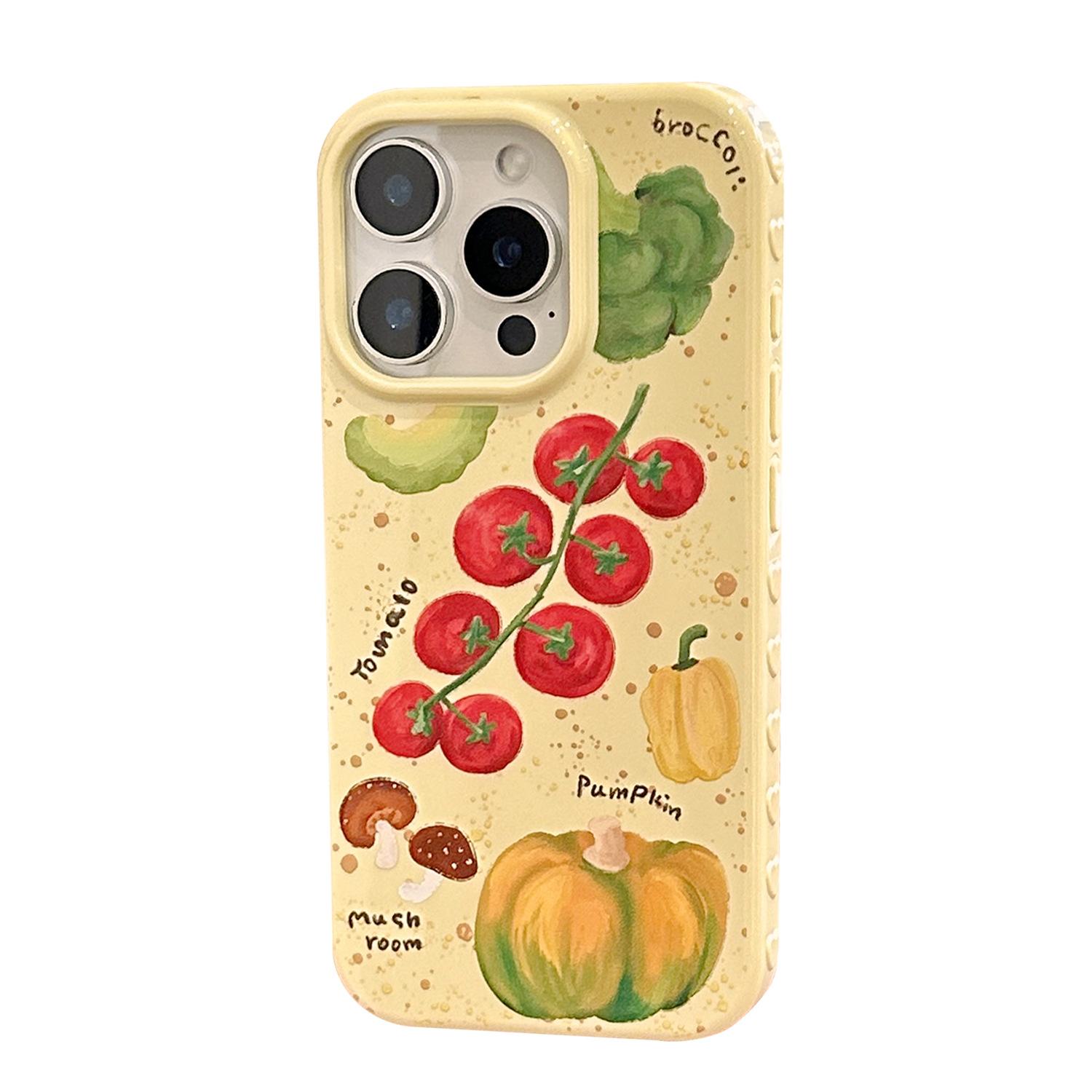 

Креативный чехол для телефона с тыквой и овощами для iPhone 17 iPhone 17 Pro Max iPhone 17 Pro Max