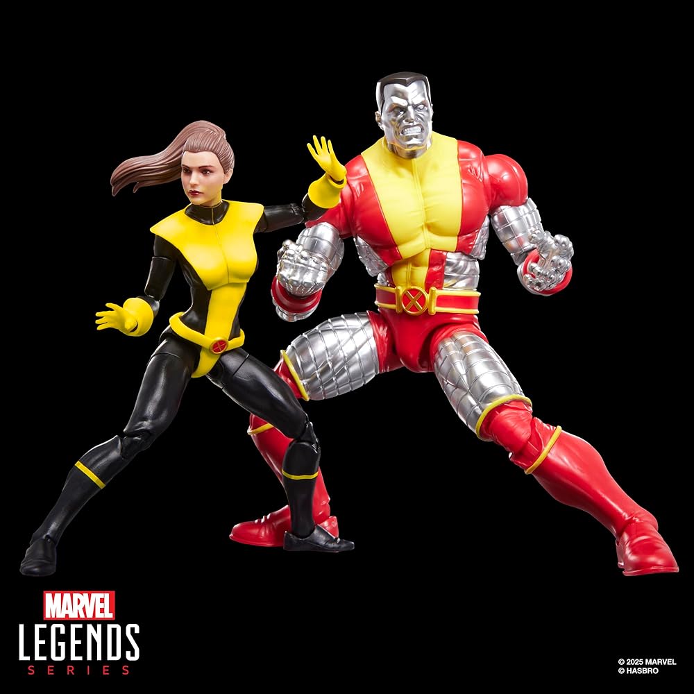 Hasbro Marvel Legends Series Kitty Pryde & Colossus 2-Pack Comic Collector 6-Inch Action Figures