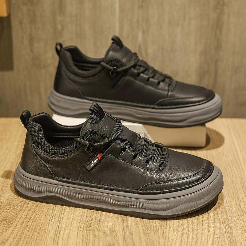 Casual Leather Mens Sneakers Hot Sale Men Casual Footwear New Trend Original Hiking Shoes Outdoor Non-Slip Man Treking Trainers