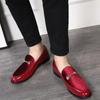 2024 Fashion Pointed Toe Dress Shoes Men Loafers Patent Leather Oxford Shoes for Men Formal Mariage Wedding Shoes Zapatos Hombre
