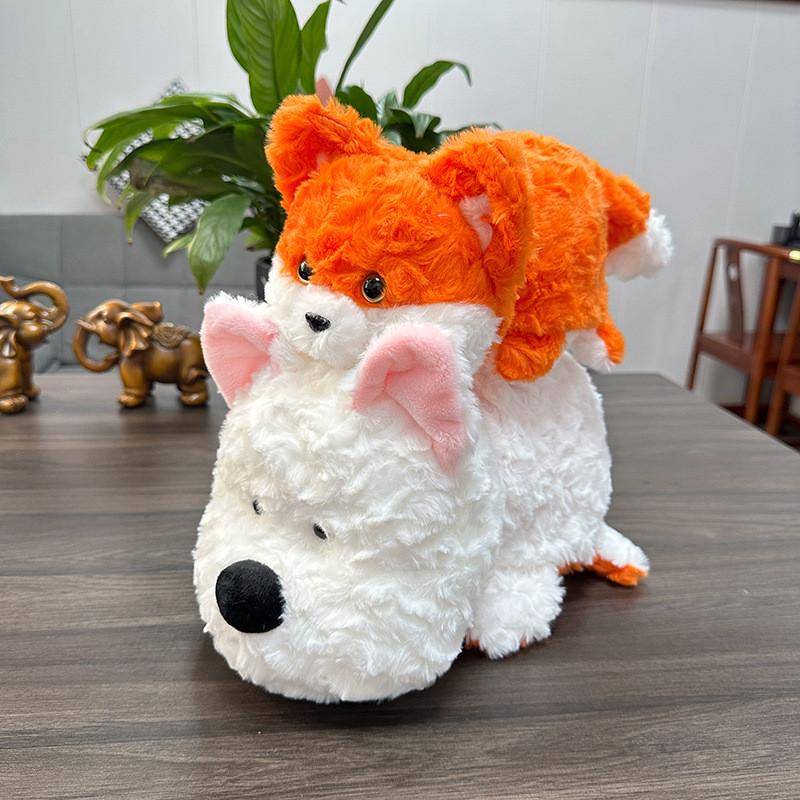 Adorable Plush Toy Fox And Shark Bee Turtle Honey Doll Cozy Gift For Girls