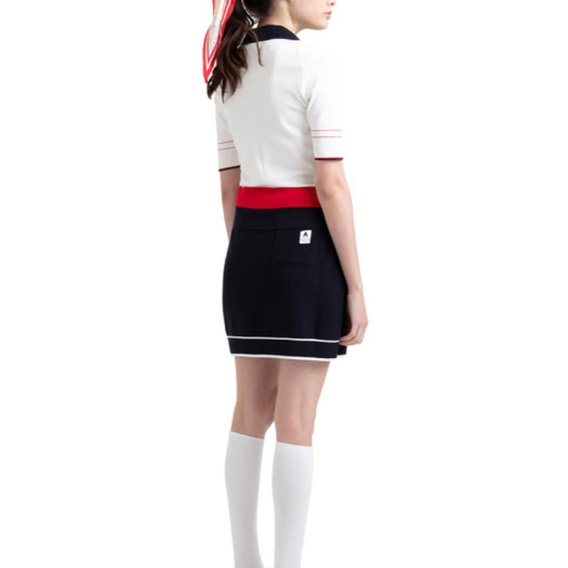 Aven Hampton Yacht Sailor Scarf Red