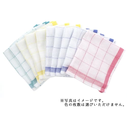 Nakamura [Commercial Use] 100% Cotton Checkered Dishcloths (10 Count)