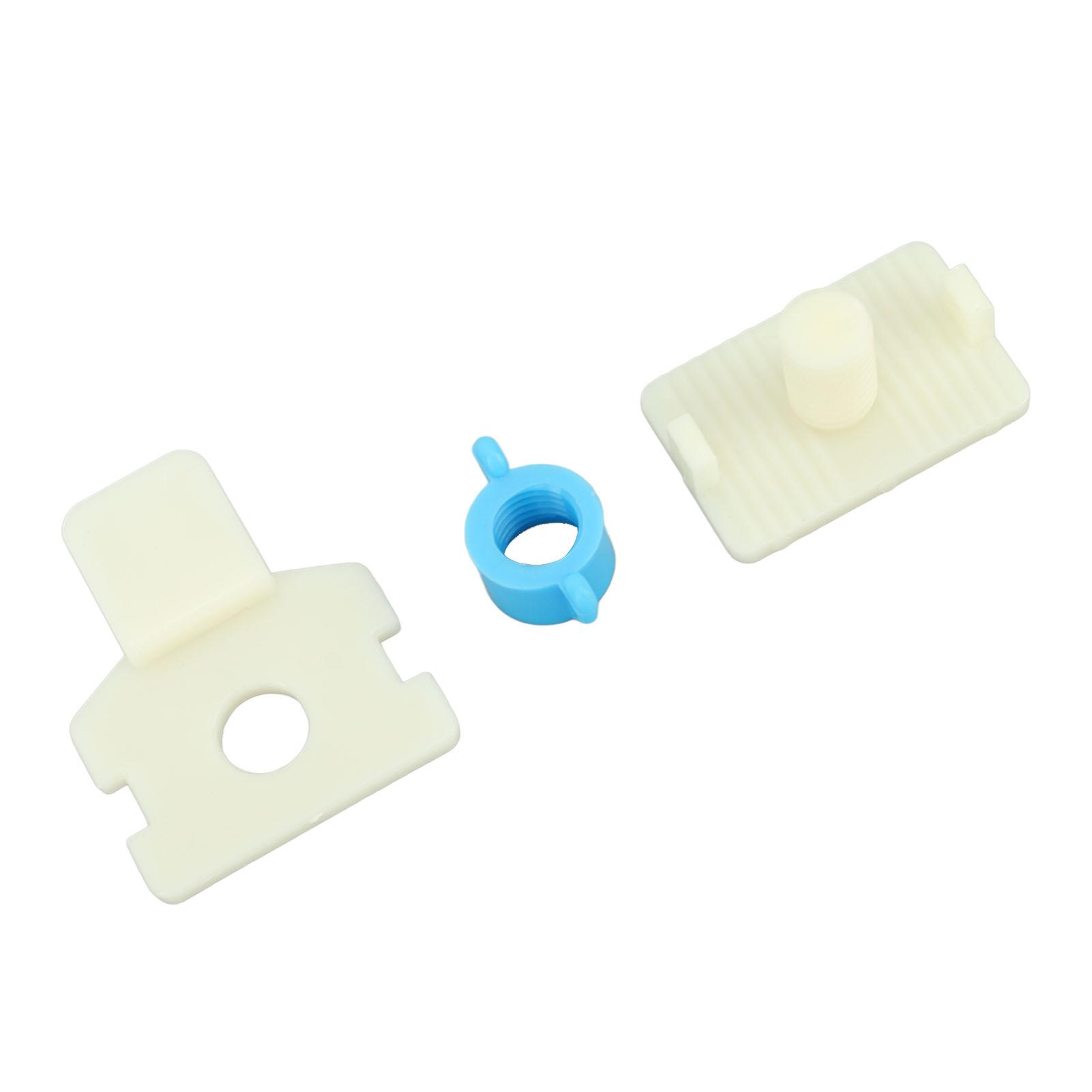 20 Set Rabbit Cage Food Box Buckle PP Breeding Cages Rabbit Door Hook Fixed Cage Door Buckle for Rabbit Cage Accessories