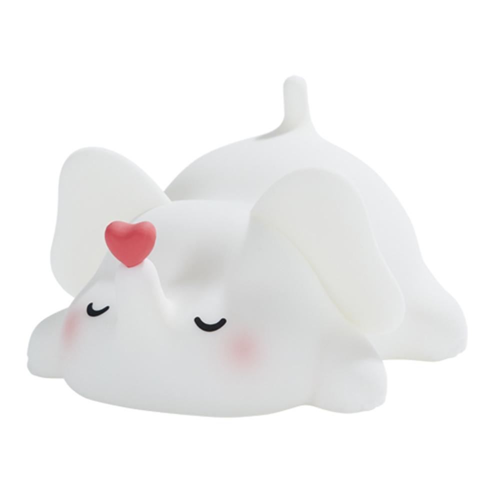 

Loving Elephant Silicone Night Lamp For Kids Bedroom Rechargeable Touch Control Light (CE ROHS FCC CPC EN71 Certified) A