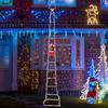 Multicolor RGB Santa Climbing Ladder String Lights for Outdoor Christmas Decoration