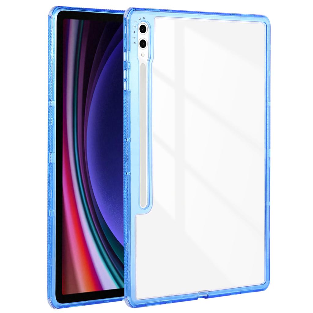 For Samsung Galaxy Tab S9 Ultra Clear Case 3 in 1 PC+TPU Shockproof Tablet Cover