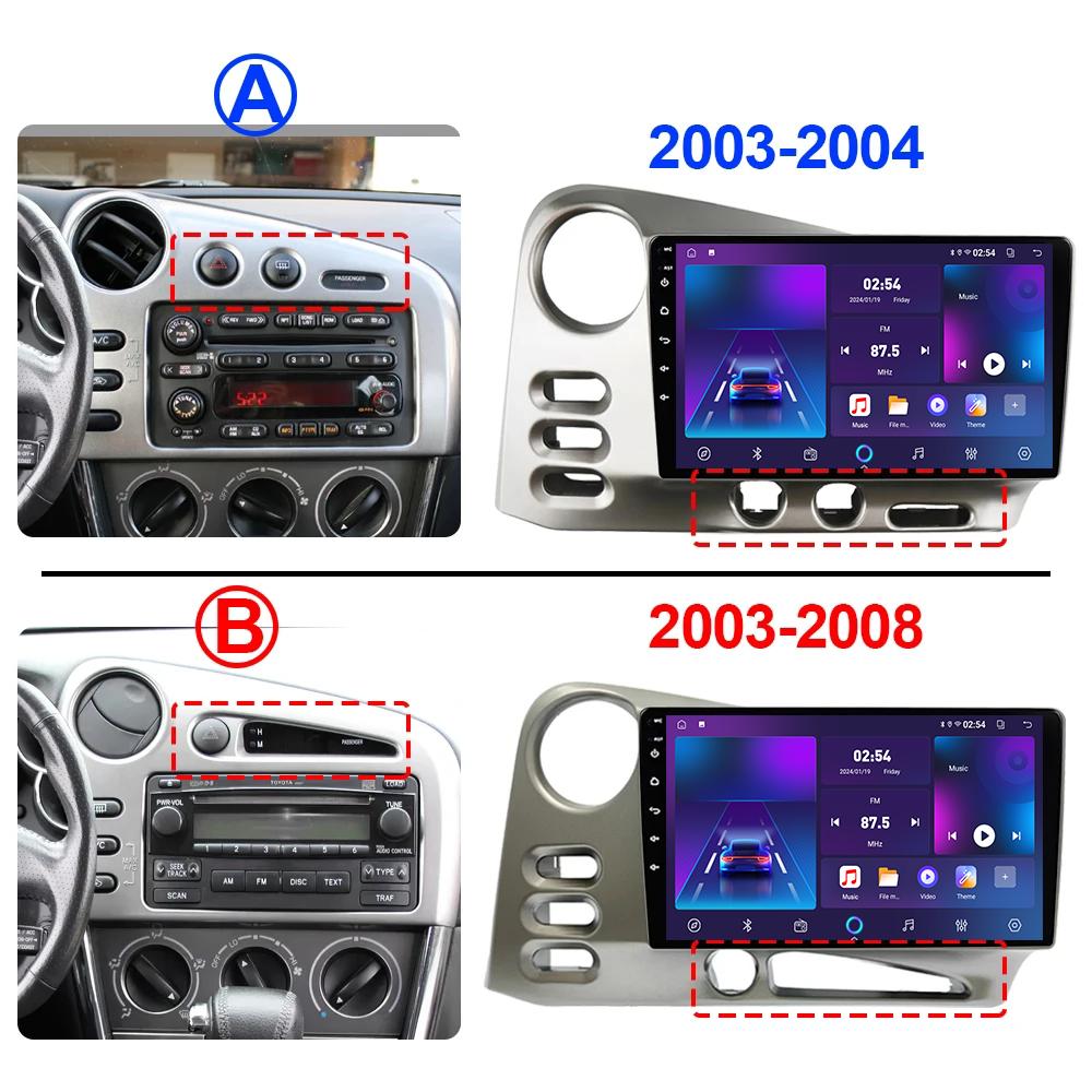 Android Car-Play Car Radio For Toyota Pontiac Vibe 2002-2007 Multimedia Player Head Unit Stereo GPS Navigation BT WIFI,2+64GB