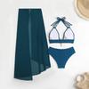 Sexy Bikinis Badeanzüge Damen Bademode Push Up Weiblich Strand Schwimmbekleidung Badeanzüge Dreiteiliges Bikini-Set