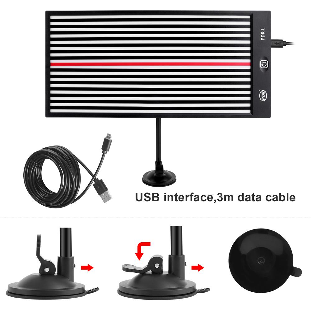 Car LED Stripe Line Board Acrylic Paintless Dent Repairing Tool Reflector Light with 3 Different