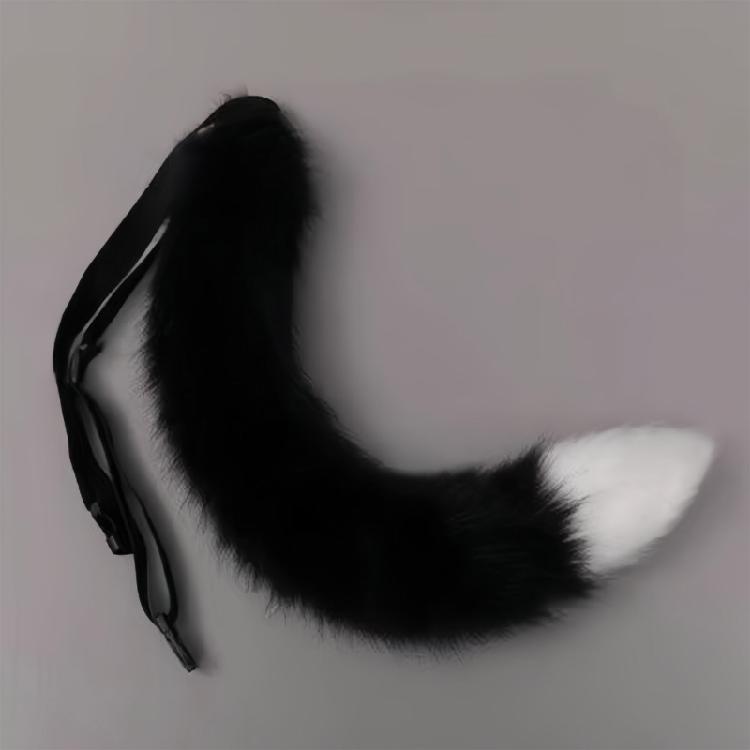 Pluszowy Ogon Zwierzęcia Pluszowa Osłona Twarzy Futrzane Rękawiczki Uroczy Ogon Lisa Zestaw Przebrań Zwierzęcych dla Entuzjastów Cosplayu