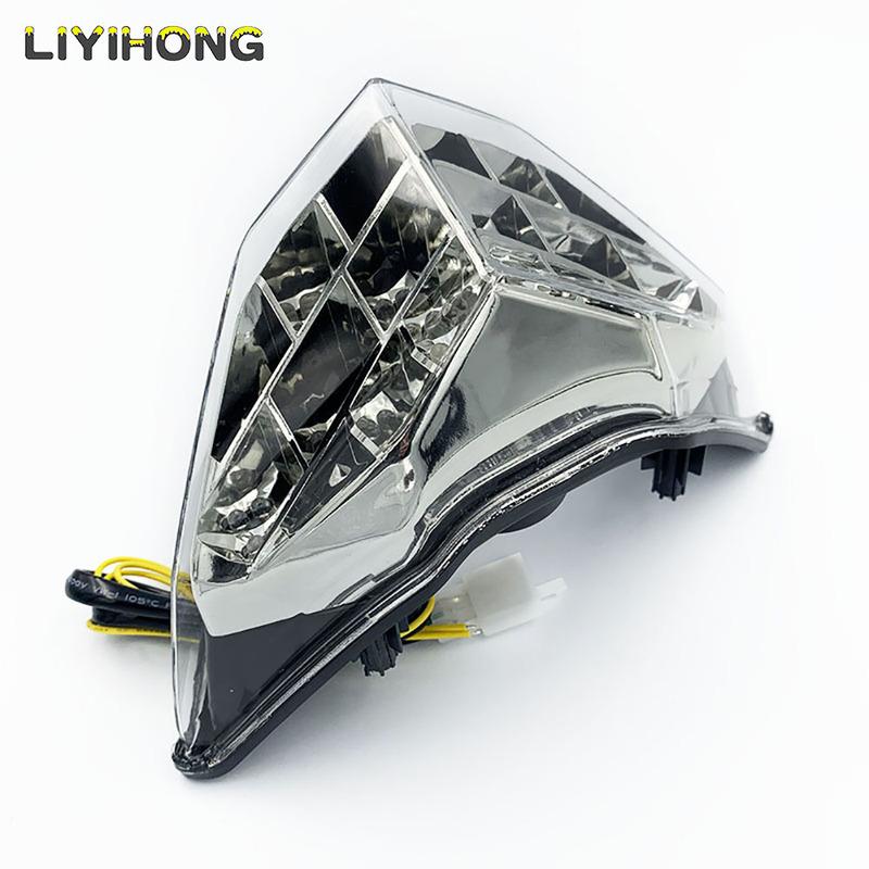 Motorcycle Modified LED Turn Signal Rear Warning Tail Light Brake Light for Kawasaki Ninja 250 250R 300 Z300 2013-2017