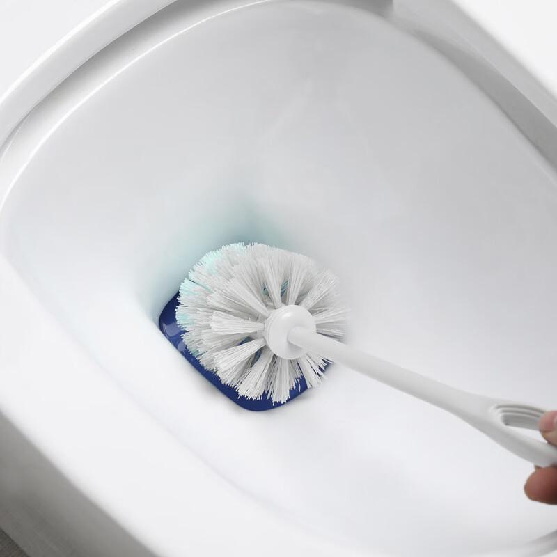 Meiliya Wall-Mounted Round Toilet Brush (2-Pack)