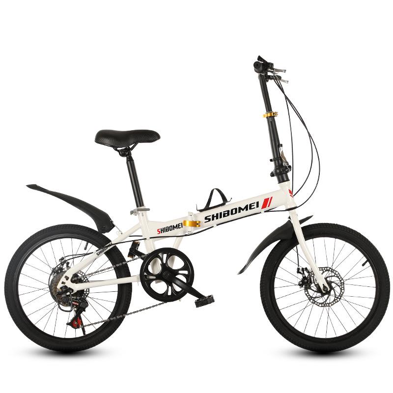 12-20 Inch Unisex Folding Bicycle - Lightweight Portable for Adults & Students