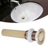 Sink Drain NonOverflow AntiClog Bathroom Wash Basin Drainer Stopper Accessory Antique(Flap Without Hole )