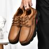Fashion New Handmade Men Casual Shoes Leather Business Dress Shoes Fashion Outdoor Office Loafers Flats Antiskid Walking Driving Shoes