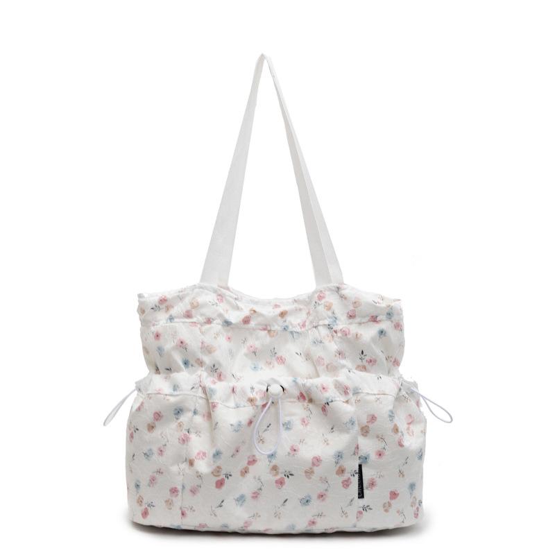 Floral Print Bag Women's Shoulder Bag Large Capacity Tote Bag Commuter Crossbody Bag