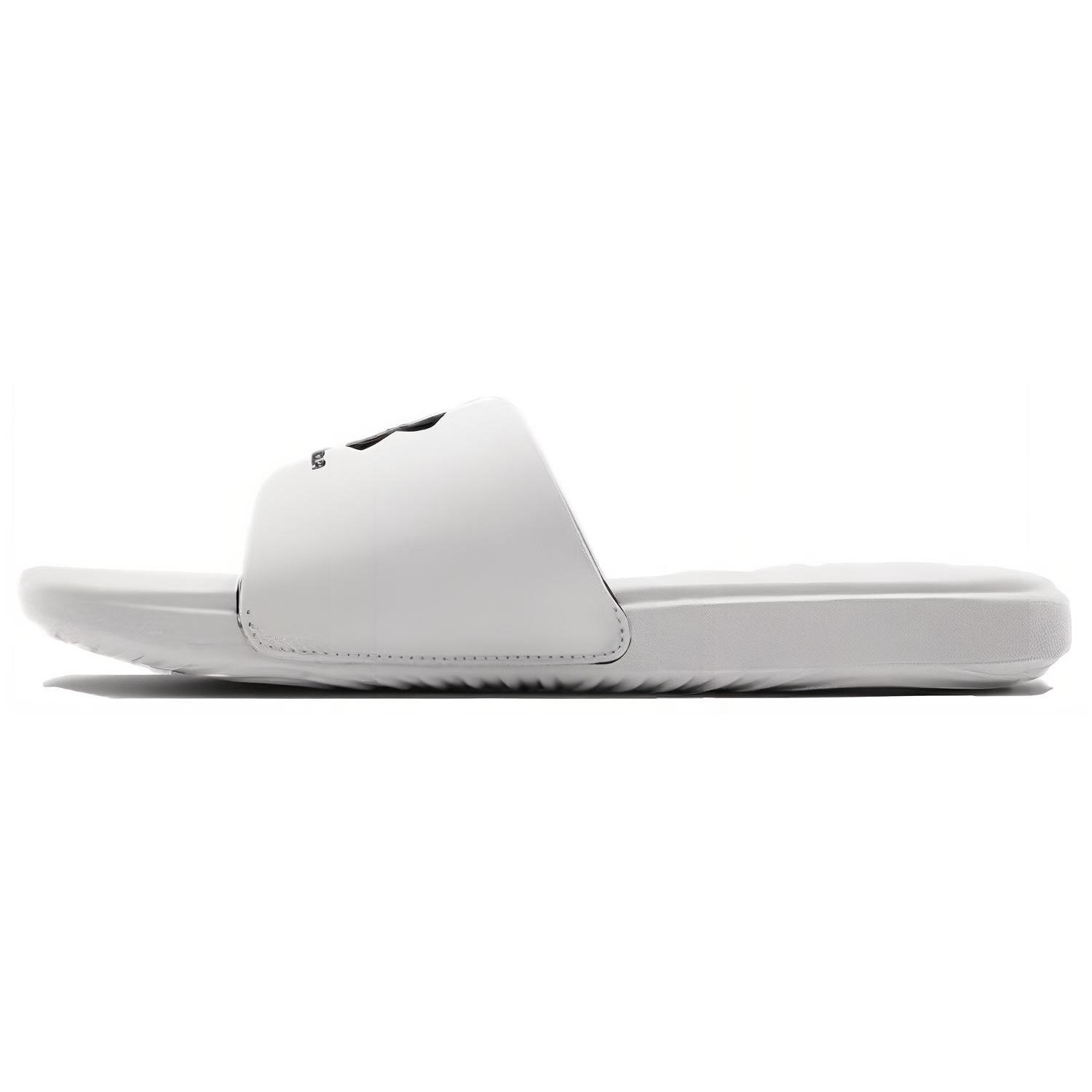Under Armour Ansa Fixed Slide White Black Men s 3023761-103 EU 46