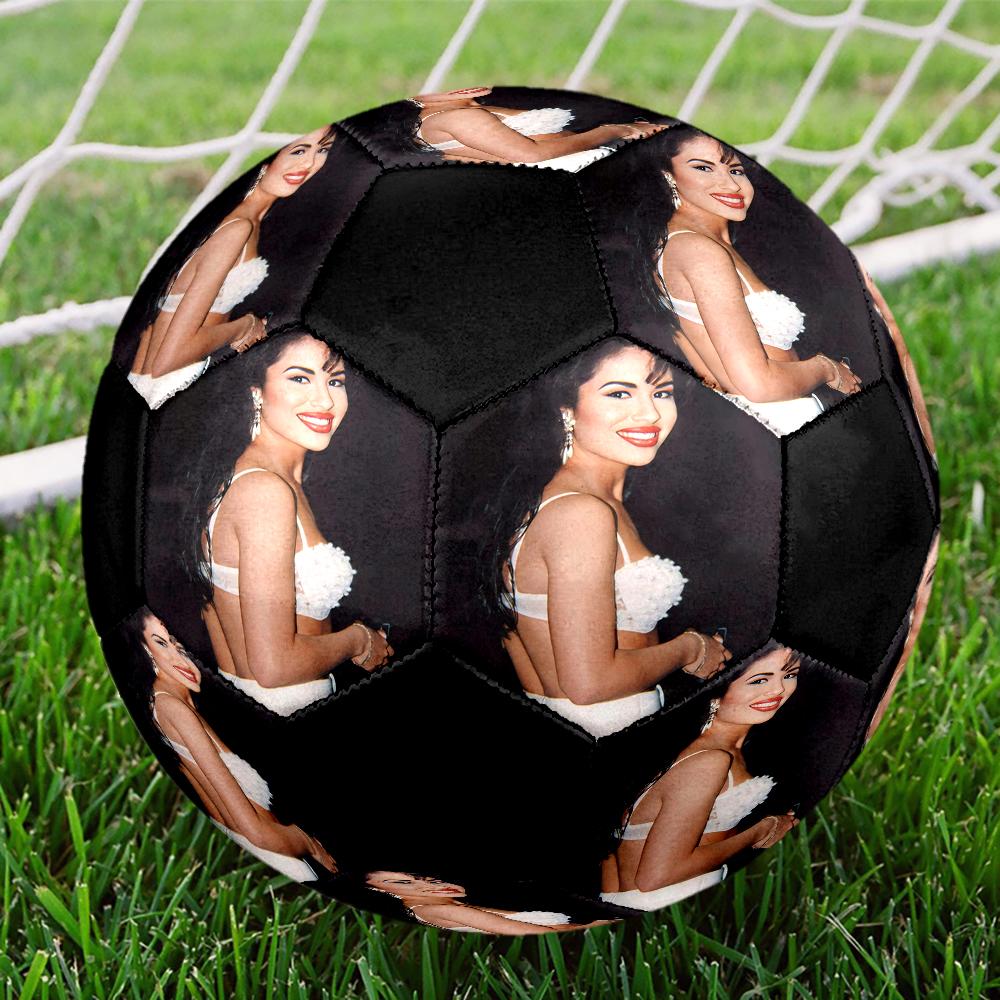Selena Quintanilla Theme Size 5 Soccer Ball, Suitable for Both Indoor and Outdoor Matches, a Gift Suitable for Everyone.