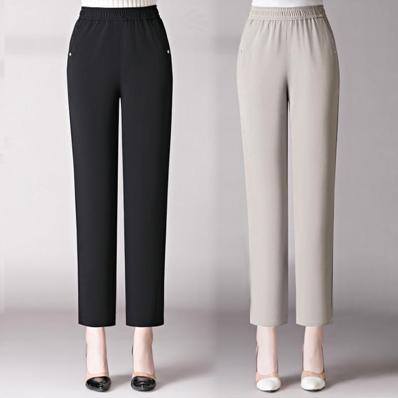 

Женские свободные капри прямого кроя 3XL