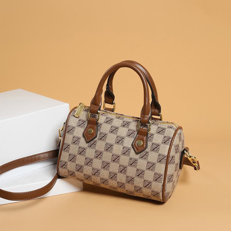 2025 Women's Classic Monogram Boston Pillow Bag - Versatile Fashion Handbag & Crossbody Shoulder Bag