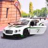 1/24 Bentley Continental GT3 Hög Simulering Gjuten Metalllegering Modellbil Ljud Ljus Dra Tillbaka Samling Leksak för Barn F501