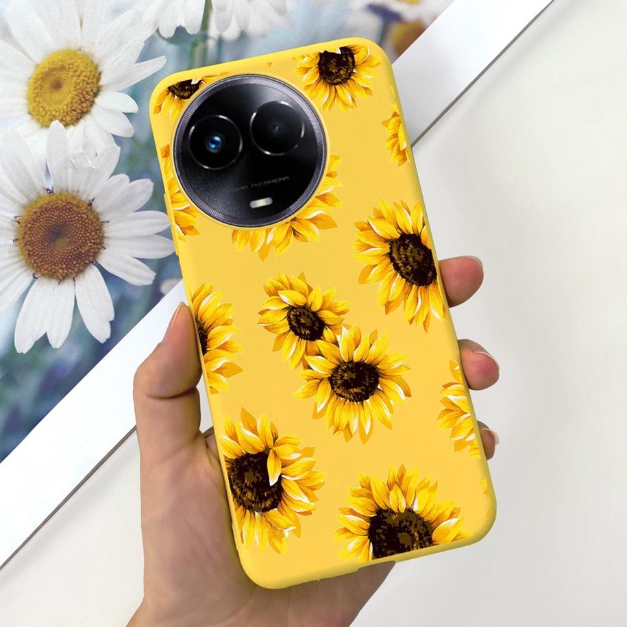Shockproof Case For Realme 11 5G / Realme 11X Phone Cover Fashion Girls Soft Silicone Funda For Realme11 11 X 2023 RMX3785 Coque