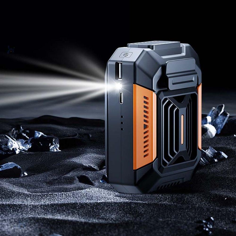 Hanging Waist-mounted Fan USB Rechargeable Waist Fan Portable Cooling Fan  Outdoor Camping