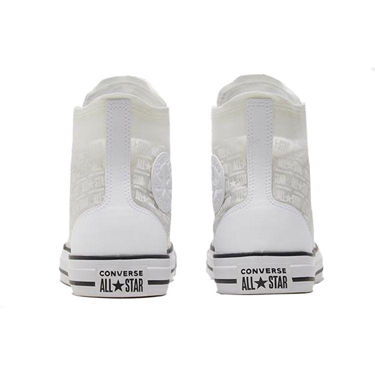 Converse Chuck Taylor All Star Trendy Versatile Comfortable High-Top Canvas Shoes Unisex Sneakers White Black 169862C