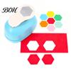 Compact Scrapbooking Tools Hexagon Paper Punch for Crafts, Professional Hole Puncher, Scrapbook DIY Accessory Shape Puncher Arts Cardboard,