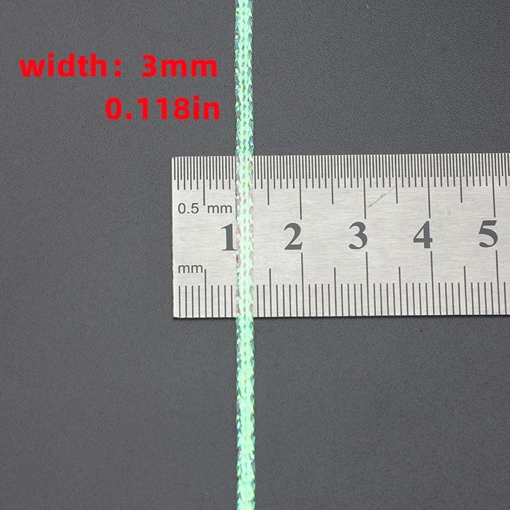 Glow Flash Corrugated Flash Strands Iridescent Flashbou Fly Tying Materials  Ice Wing Shrimp