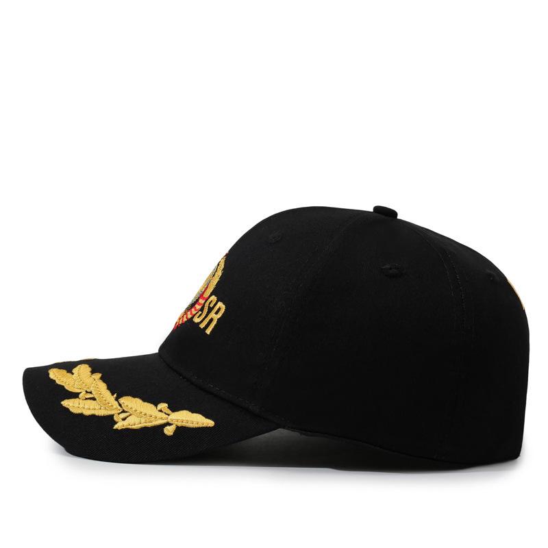 Duck Soviet Sunscreen Outdoor Cotton Baseball Cap Cc Red Tongue Cap Cp Sunshade Revolution Men's and Women's Letter Embroidered Baseball Cap