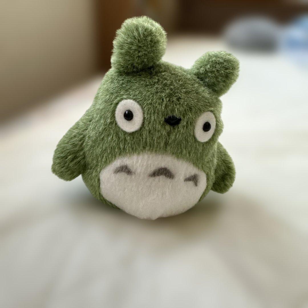 totoro stuffed toy green