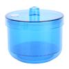 Zahnbohrerhalter Reiniger Zahnbohrer Reinigungs-Einweichbox Runde Box Zahnärztliche Zubehörteile Transparent Blau