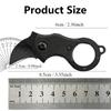 Hiking Camping Mini Folding Claw Knife Outdoor Survival Portable Stainless Steel Self-Defence Knife Keychain Pocket Knife Tool