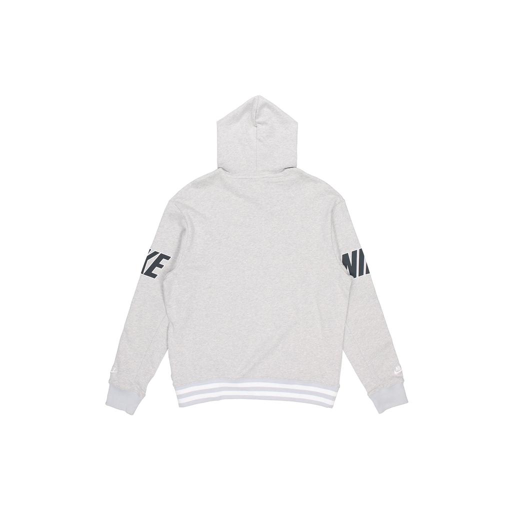 Nike Large Logo Printing Loose Hoodie Gray DD6169-050
