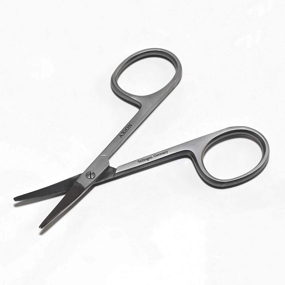 Germany AXiON Nose Hair Scissors Ultimate Curved Blade Solingen, #slg009706