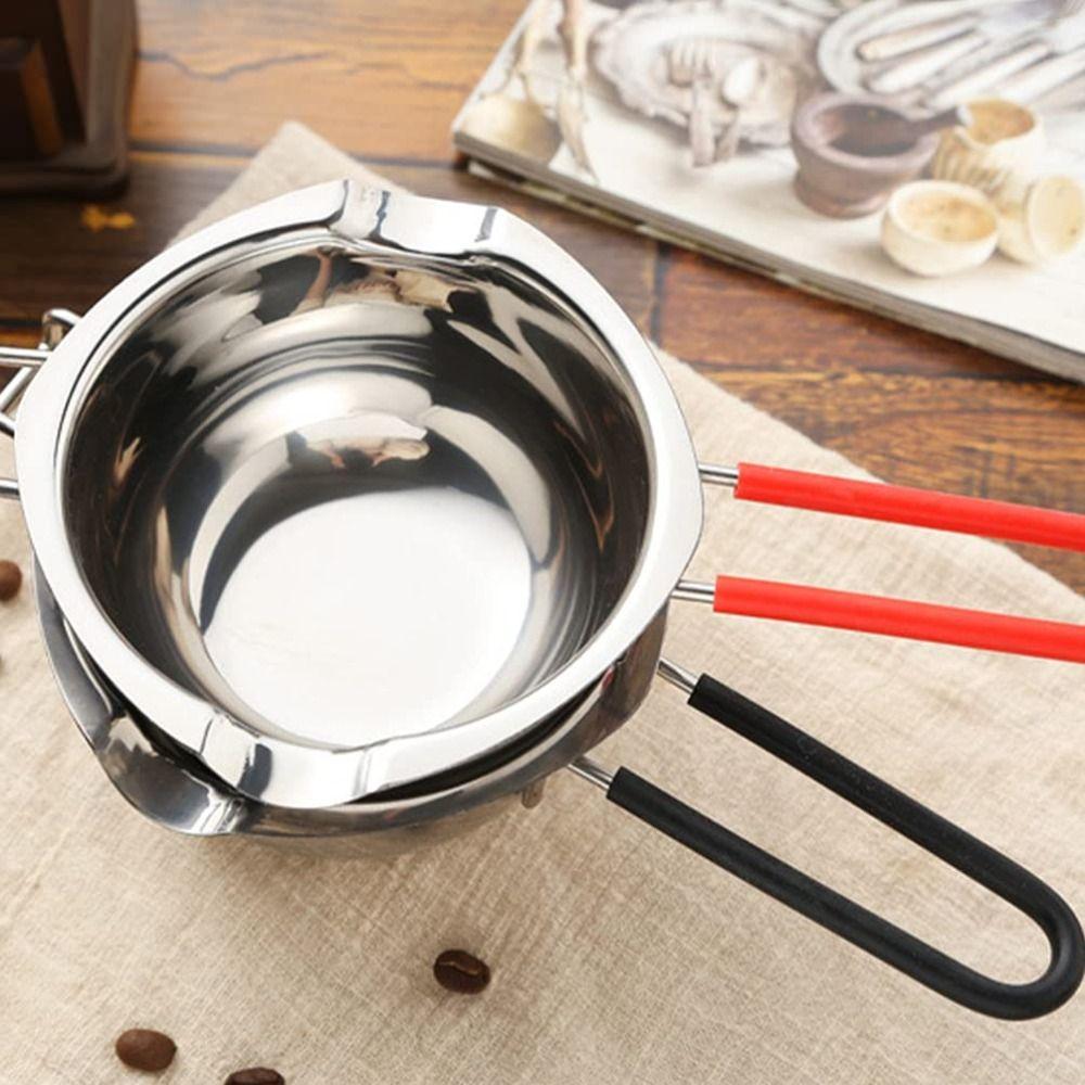 Wasserdichte Schmelzschüssel aus Edelstahl 400 ml Butter-Schmelztopf Universeller Schmelztopf Karamell