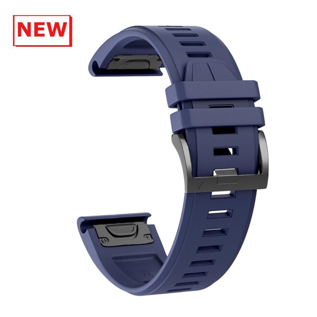 Cinturino in Silicone da 22 mm 26 mm per Garmin Instinct 3 2X Solar Band Fenix E 8 7 7X 6X 6 Pro/Quatix 7 6 5 3/Enduro 3 2 Braccialetto QuickFit